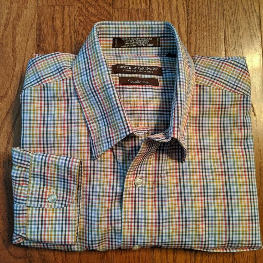 Forsyth of Canada Mens Long Sleeve Button Down